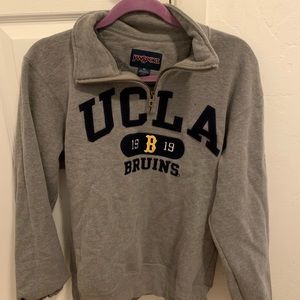 UCLA College Sweatshirt XS half zip